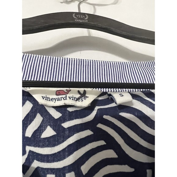 Vineyard Vines Whale Tail Printed Tunic‎ Top Small - Picture 2 of 6